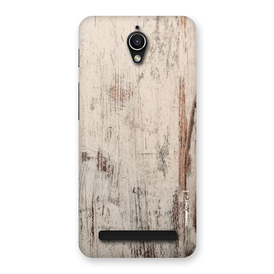 Rugged Wooden Texture Back Case for Zenfone Go