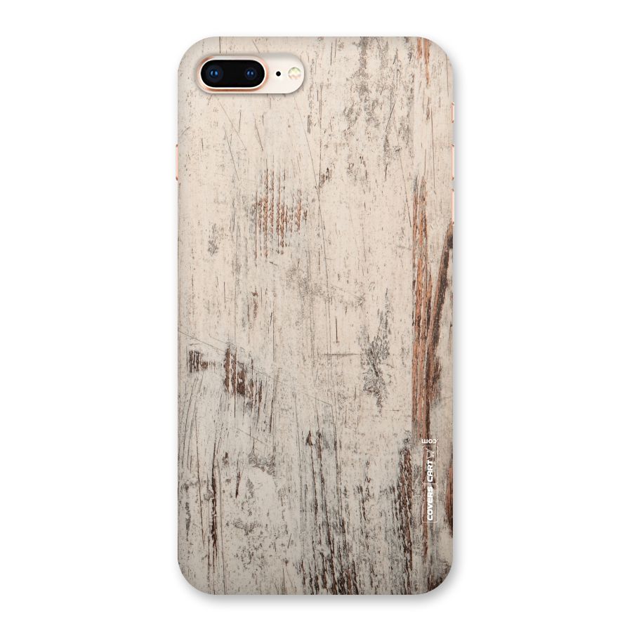 Rugged Wooden Texture Back Case for iPhone 8 Plus