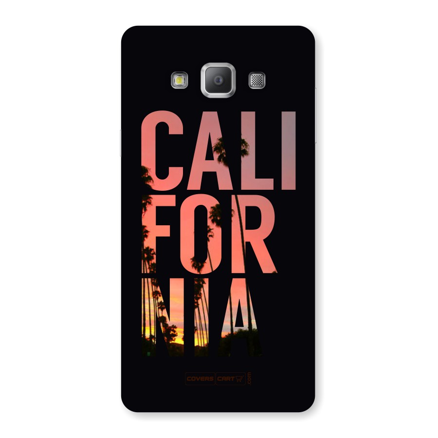 California Back Case for Samsung Galaxy A7