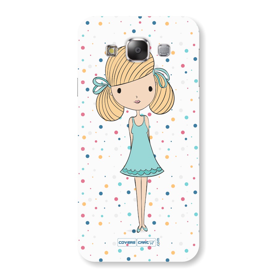 Cute Girl Back Case for Samsung Galaxy E5