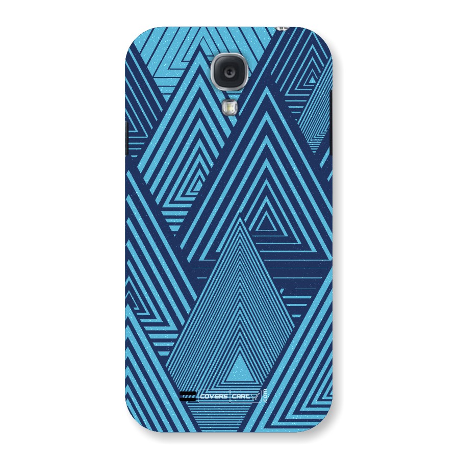 Geometric Blue Print Back Case for Samsung Galaxy S4