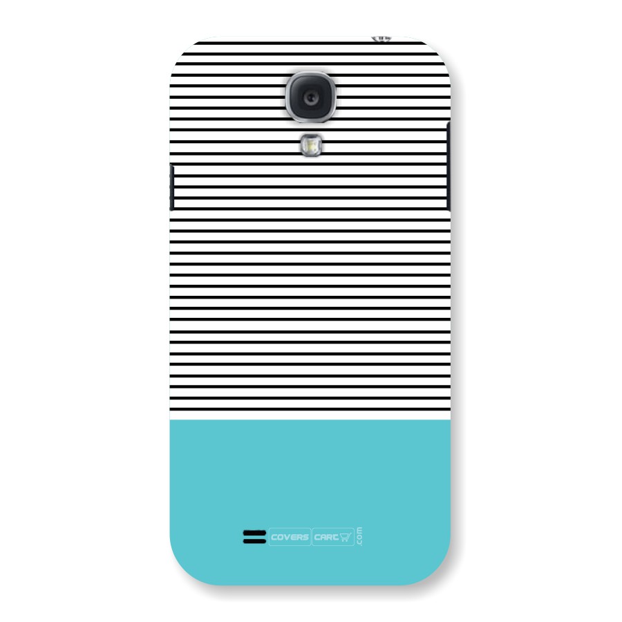 Deep Sky Blue Stripes Back Case for Samsung Galaxy S4