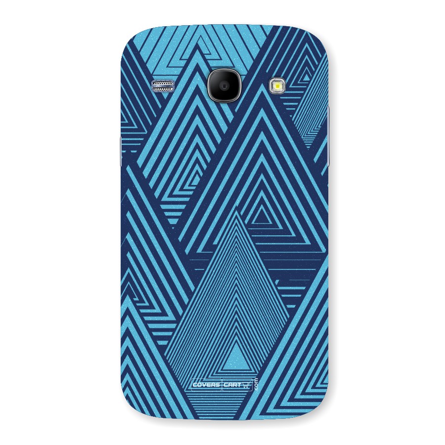 Geometric Blue Print Back Case for Samsung Galaxy Core