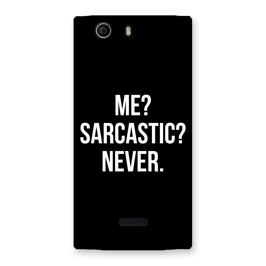 Sarcastic Quote Back Case for Canvas Nitro 2 E311
