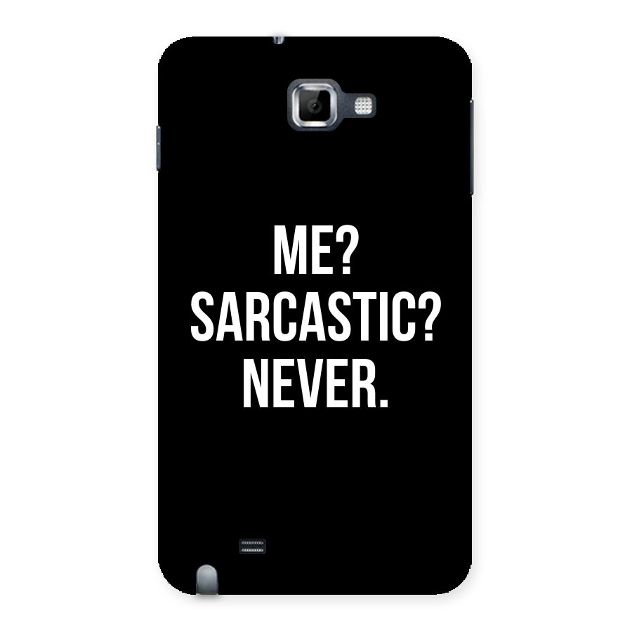 Sarcastic Quote Back Case for Galaxy Note