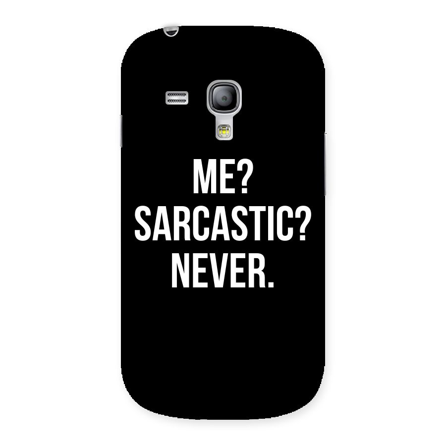 Sarcastic Quote Back Case for Galaxy S3 Mini