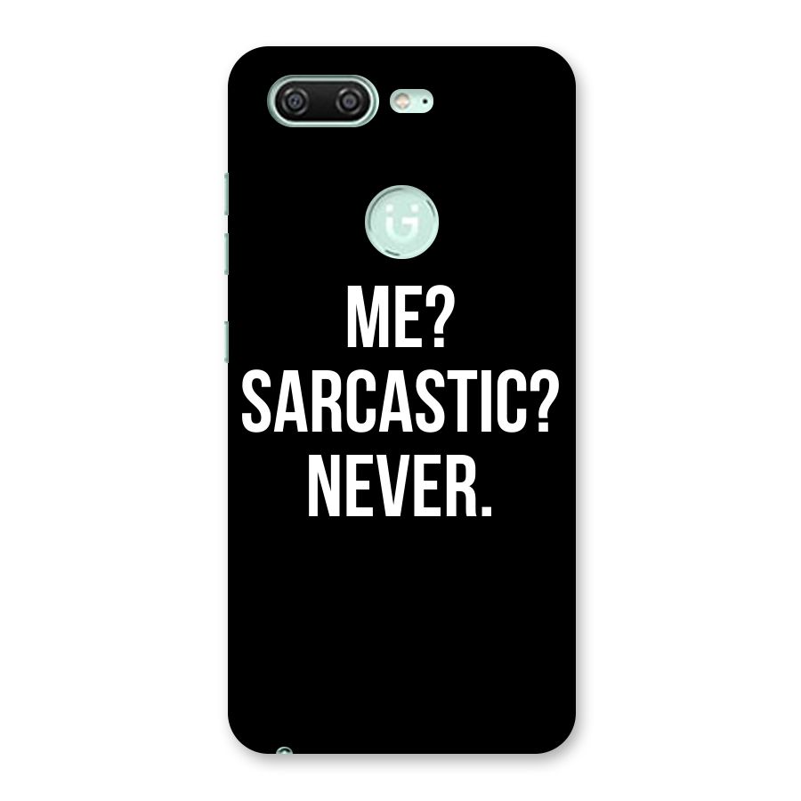 Sarcastic Quote Back Case for Gionee S10