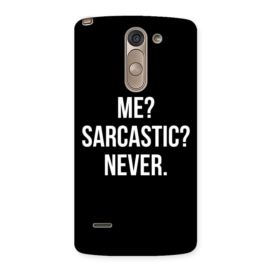Sarcastic Quote Back Case for LG G3 Stylus