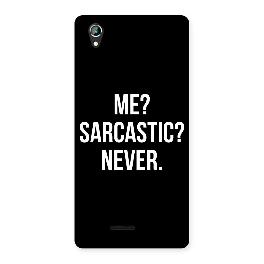 Sarcastic Quote Back Case for Lava Iris 800