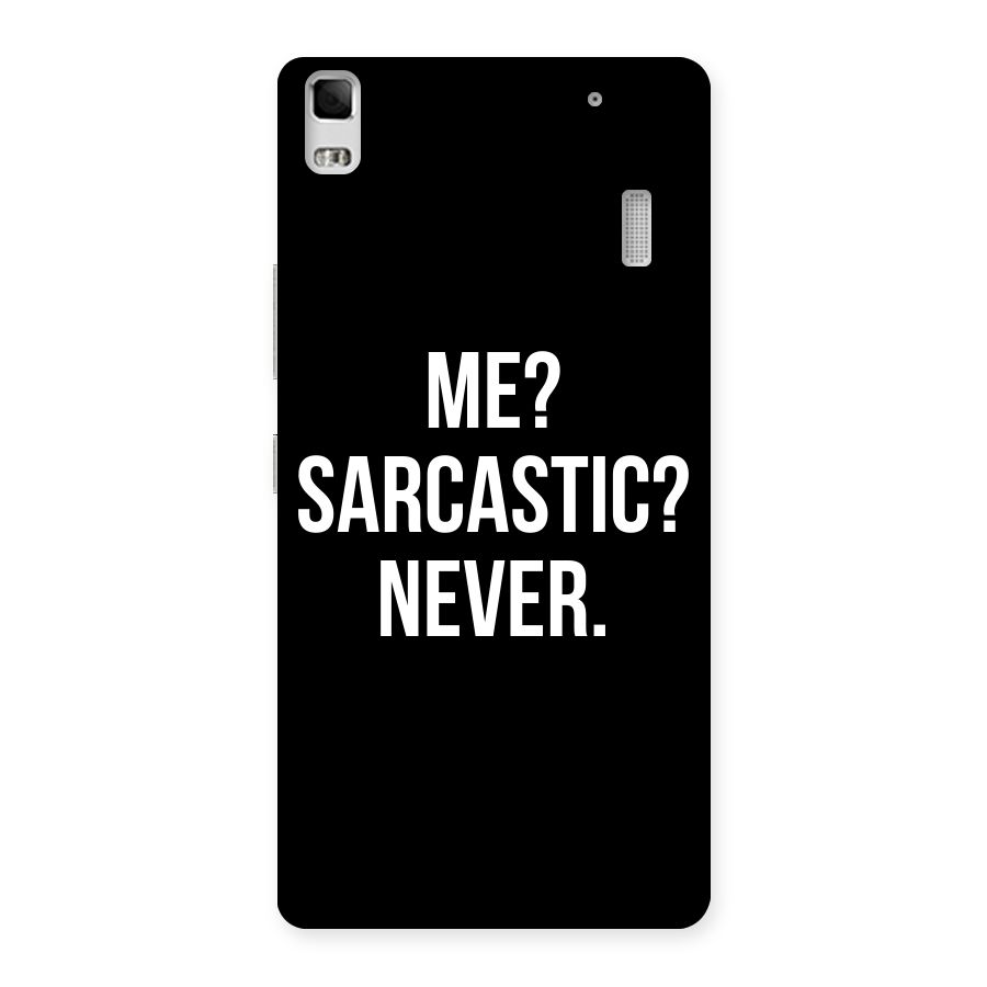 Sarcastic Quote Back Case for Lenovo K3 Note