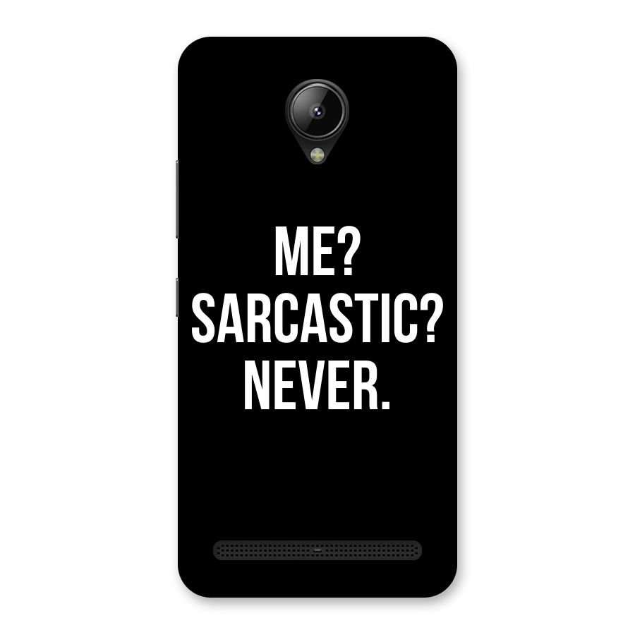 Sarcastic Quote Back Case for Lenovo C2