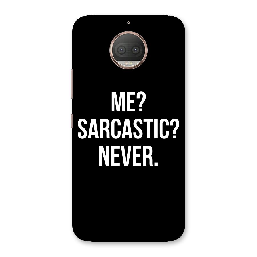 Sarcastic Quote Back Case for Moto G5s Plus
