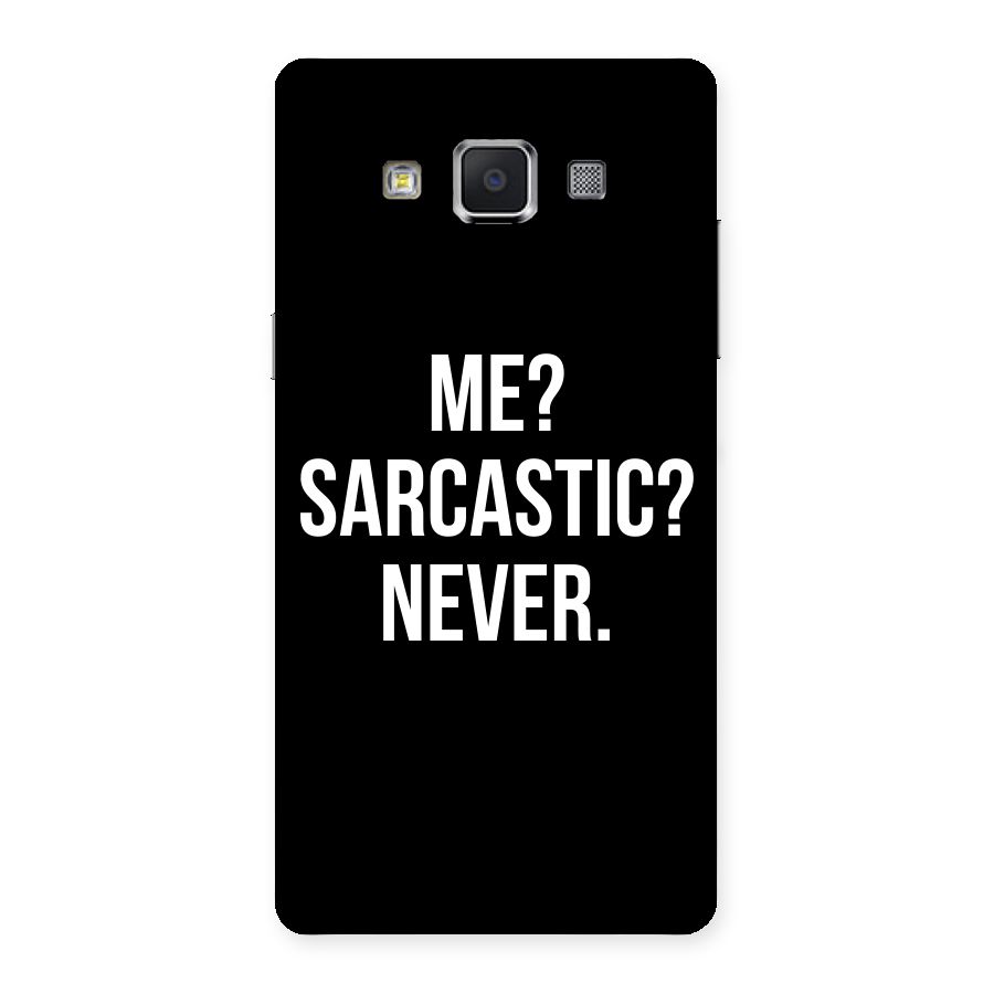 Sarcastic Quote Back Case for Samsung Galaxy A5