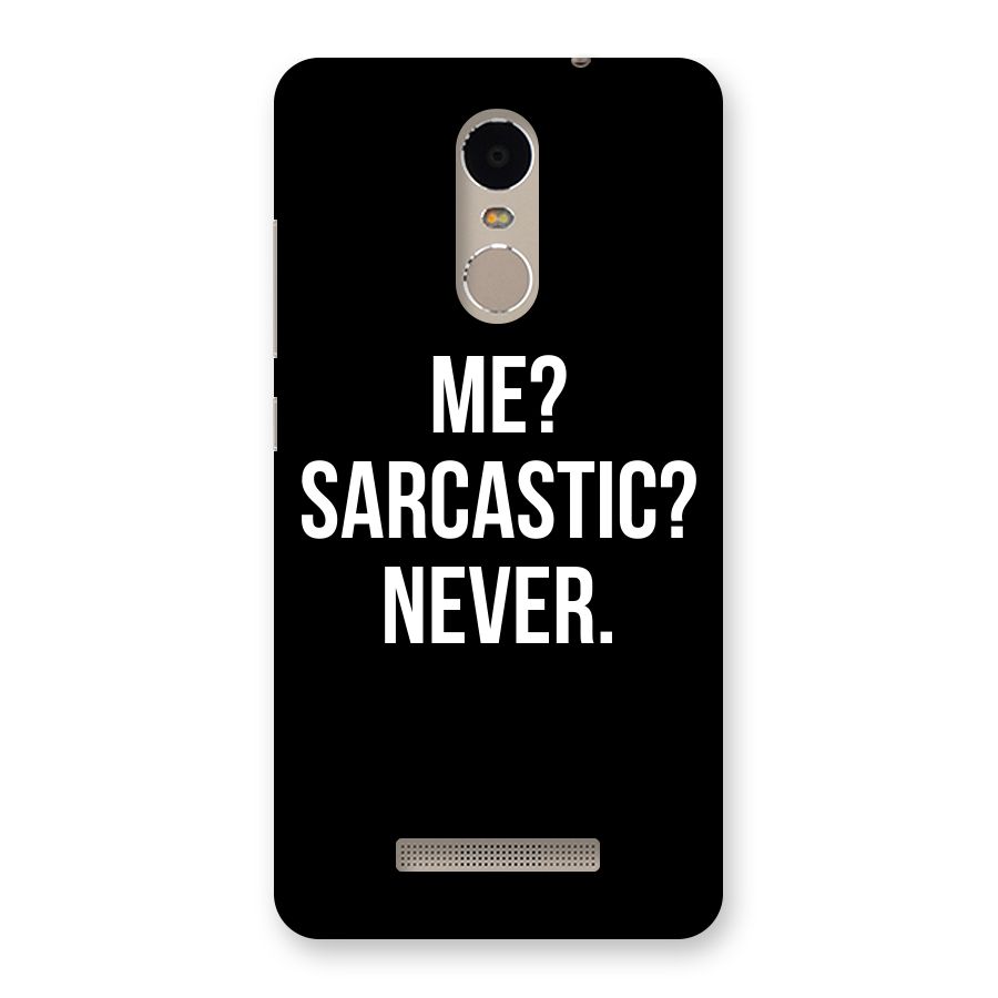 Sarcastic Quote Back Case for Xiaomi Redmi Note 3