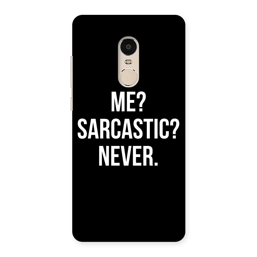 Sarcastic Quote Back Case for Xiaomi Redmi Note 4
