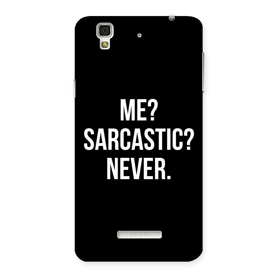 Sarcastic Quote Back Case for Yu Yureka