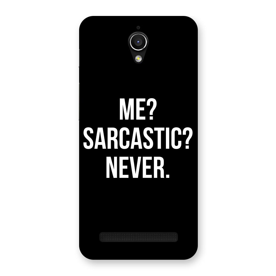 Sarcastic Quote Back Case for Zenfone Go