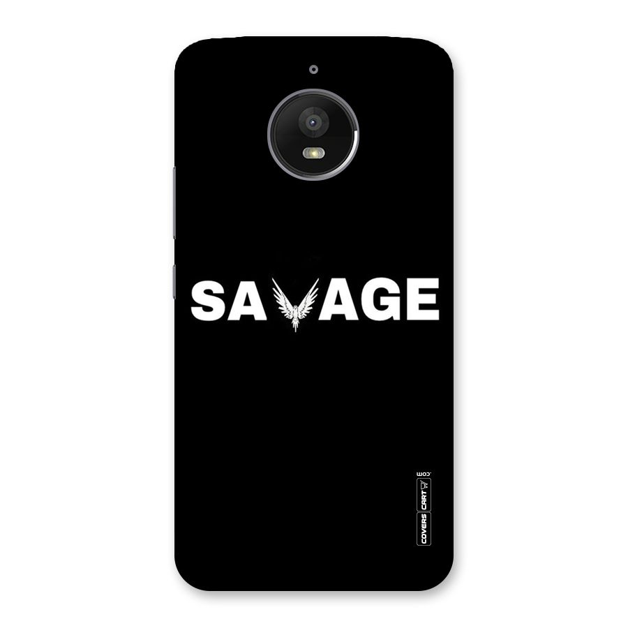 Savage Back Case for Moto E4 Plus