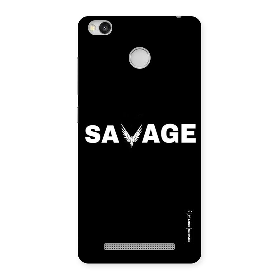 Savage Back Case for Redmi 3S Prime