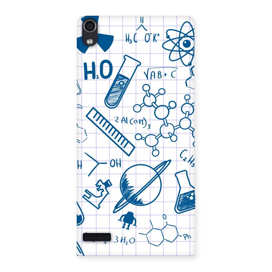 Science Notebook Back Case for Ascend P6
