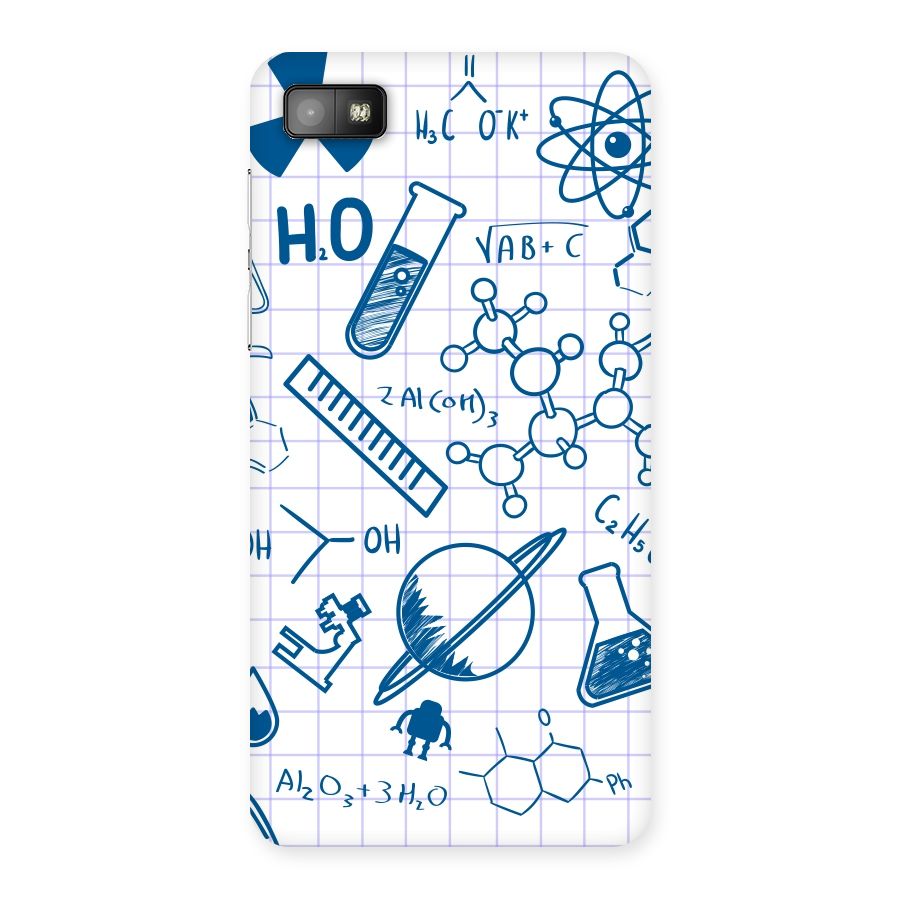 Science Notebook Back Case for Blackberry Z10