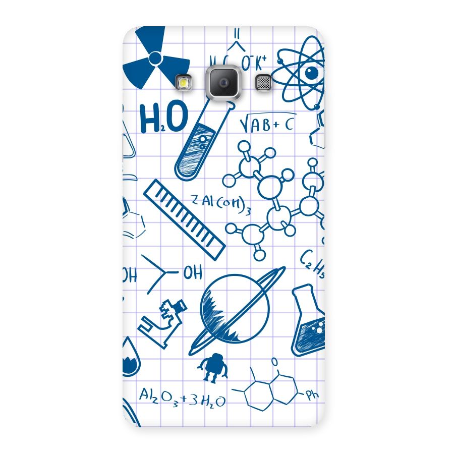 Science Notebook Back Case for Galaxy A7