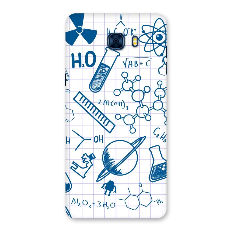 Science Notebook Back Case for Galaxy C7 Pro