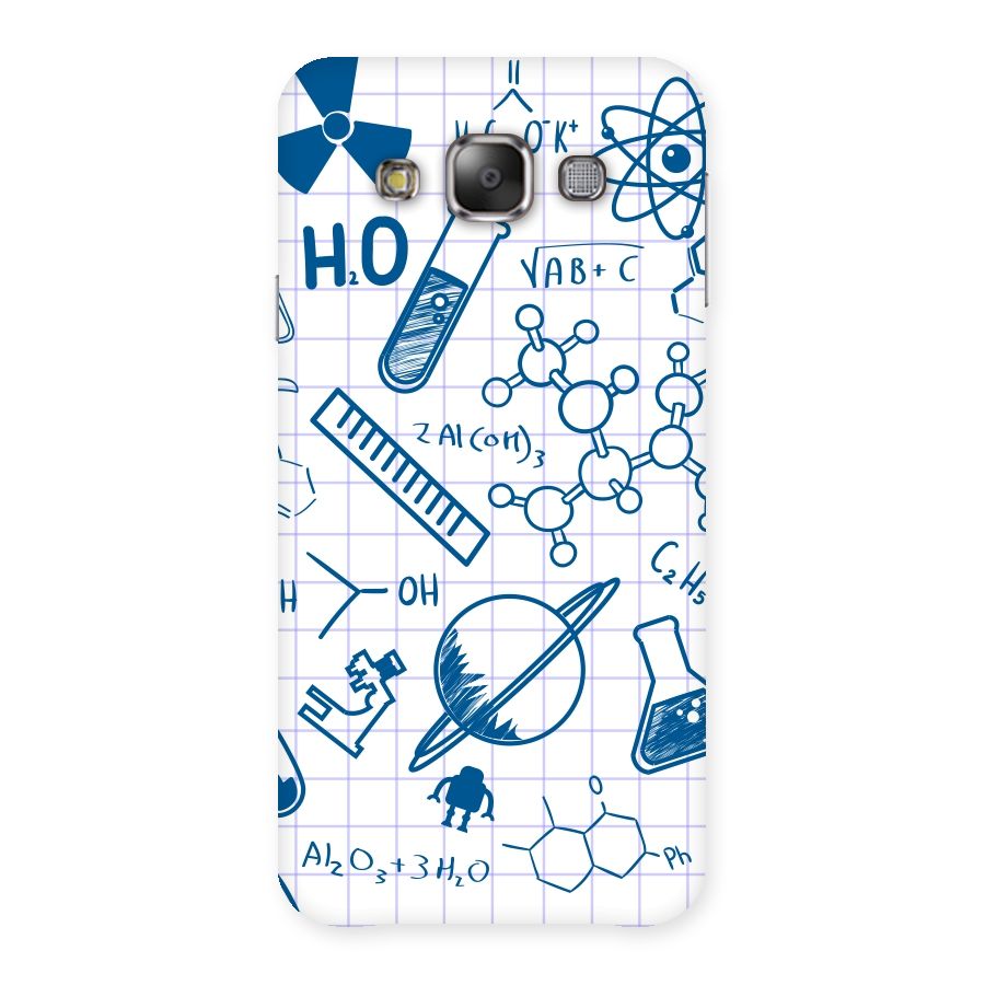 Science Notebook Back Case for Galaxy E7