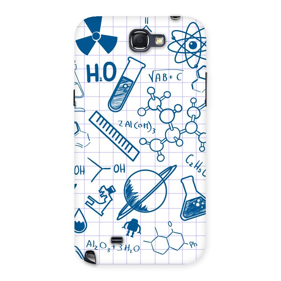 Science Notebook Back Case for Galaxy Note 2