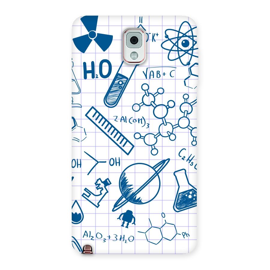 Science Notebook Back Case for Galaxy Note 3