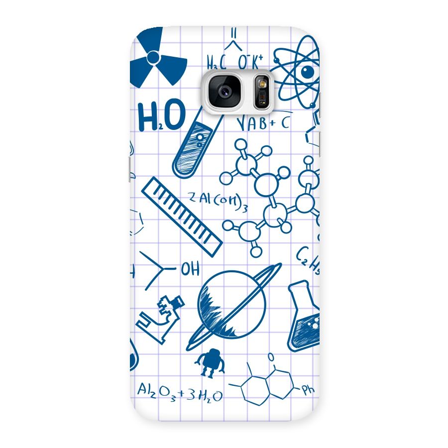 Science Notebook Back Case for Galaxy S7 Edge