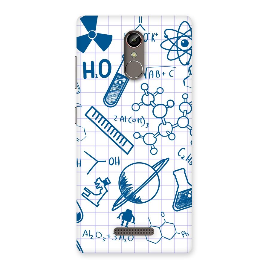 Science Notebook Back Case for Gionee S6s