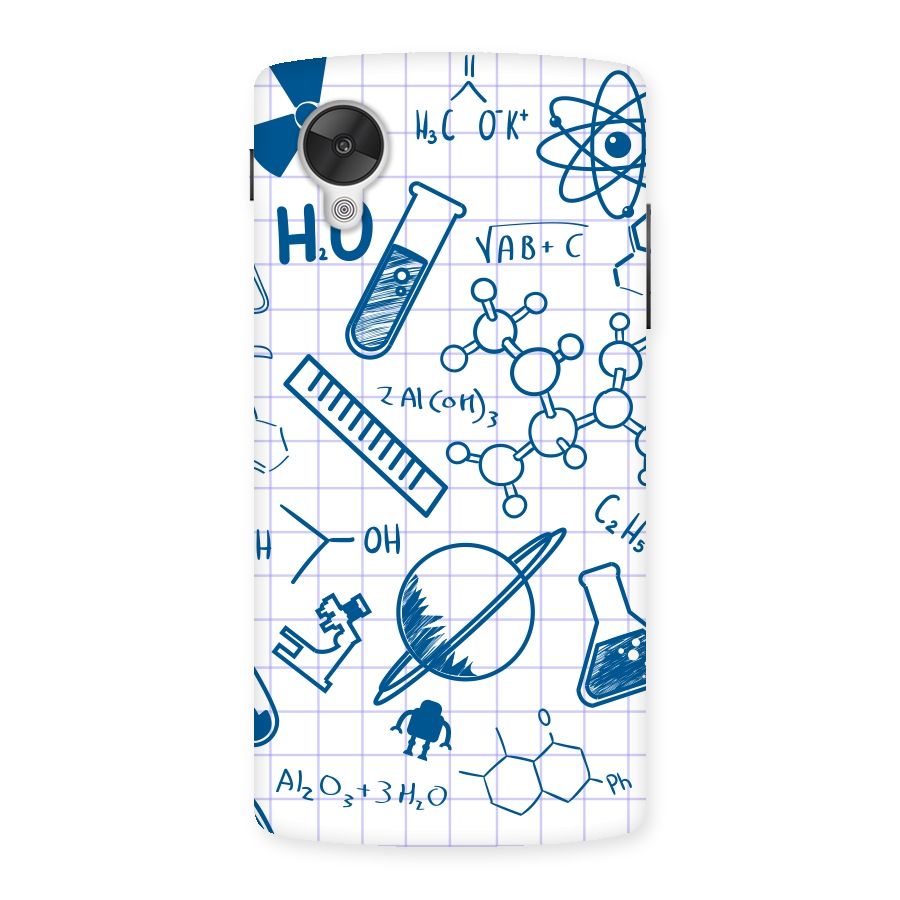 Science Notebook Back Case for Google Nexsus 5