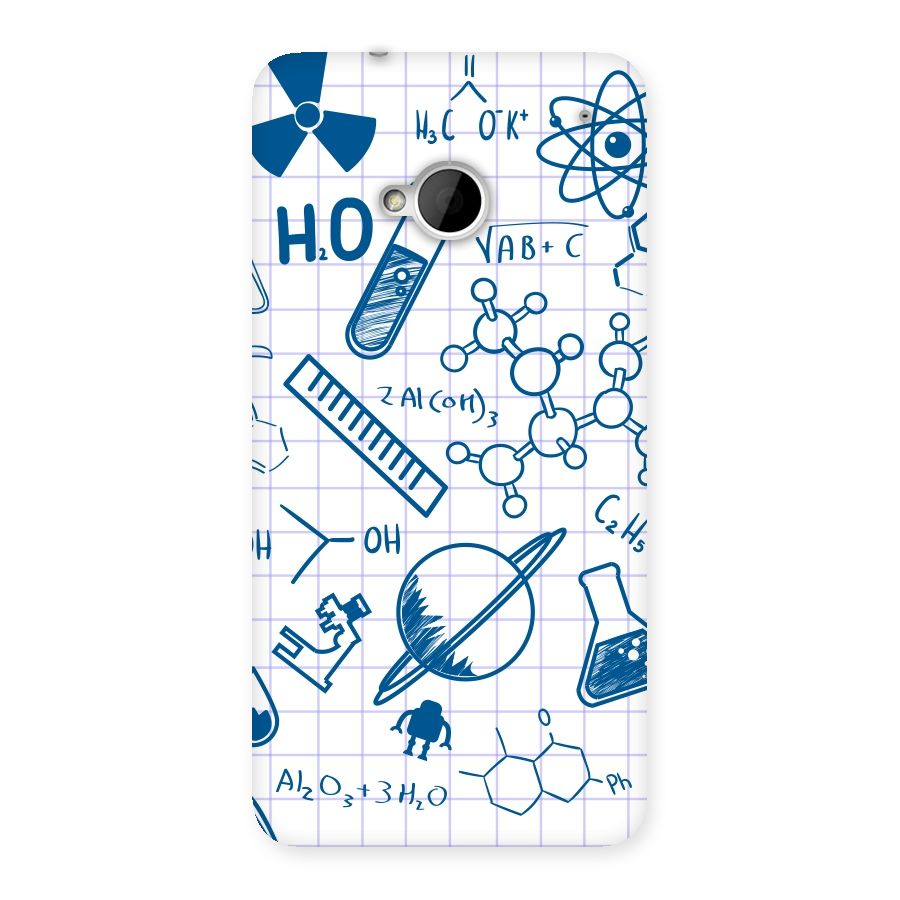 Science Notebook Back Case for HTC One M7