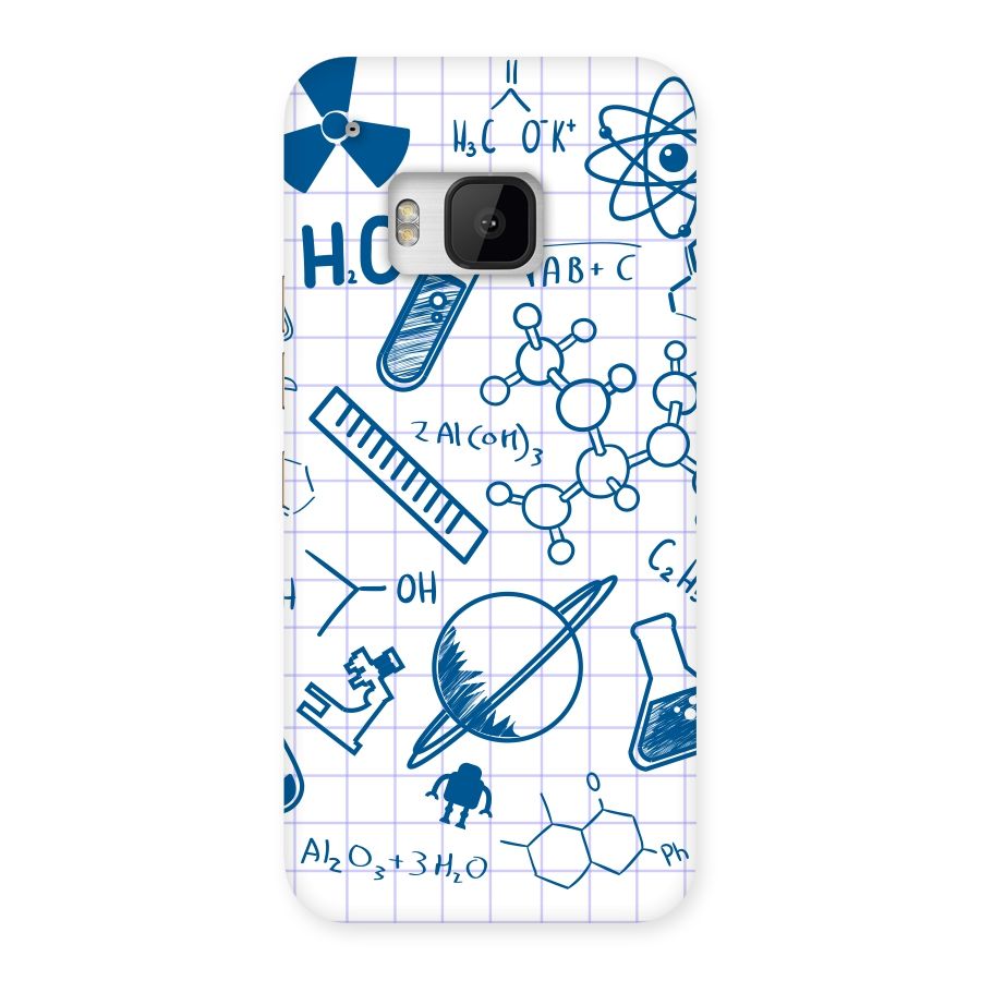 Science Notebook Back Case for HTC One M9