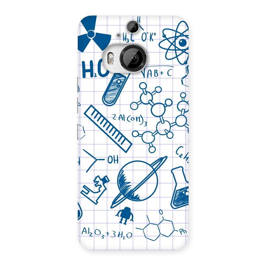 Science Notebook Back Case for HTC One M9 Plus