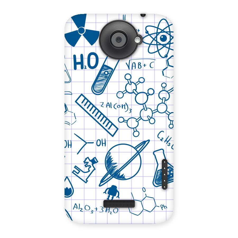 Science Notebook Back Case for HTC One X