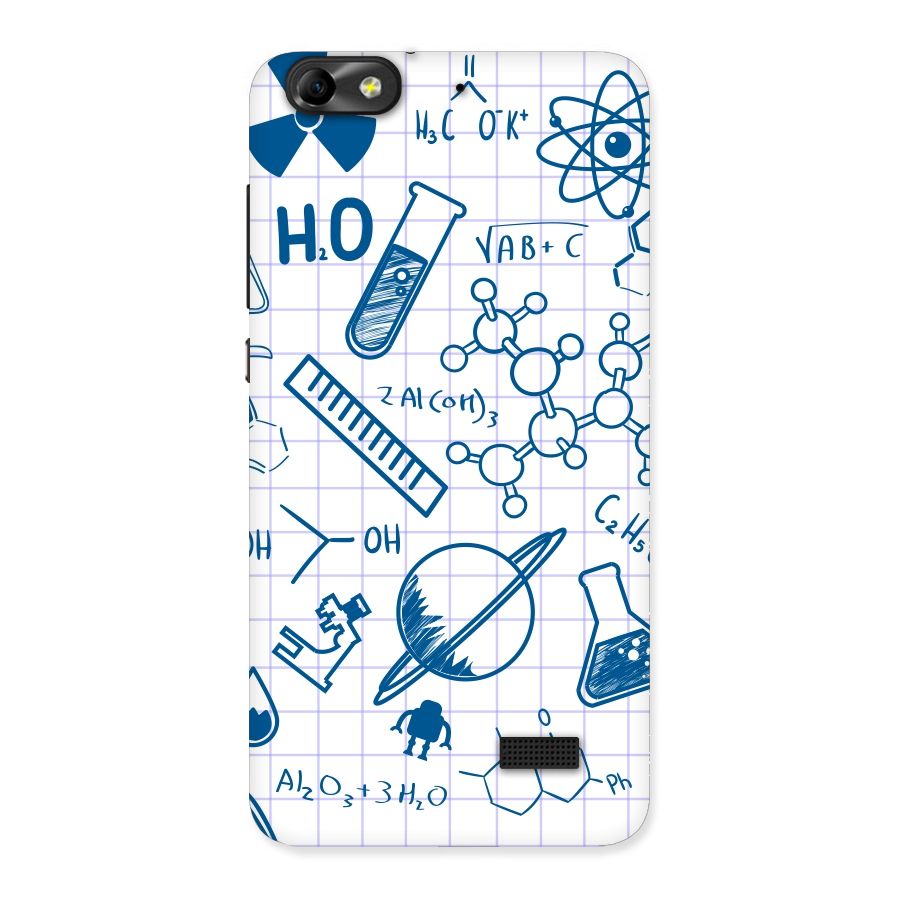 Science Notebook Back Case for Honor 4C