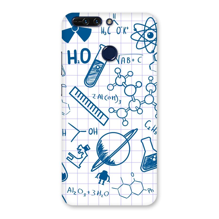 Science Notebook Back Case for Honor 8 Pro