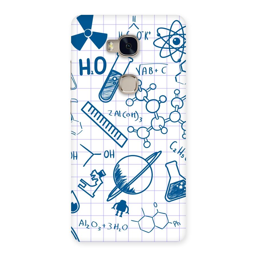 Science Notebook Back Case for Huawei Honor 5X