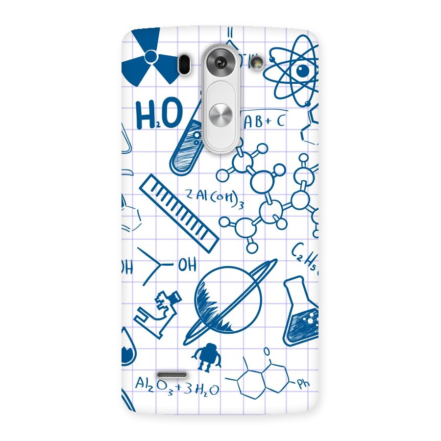 Science Notebook Back Case for LG G3 Beat