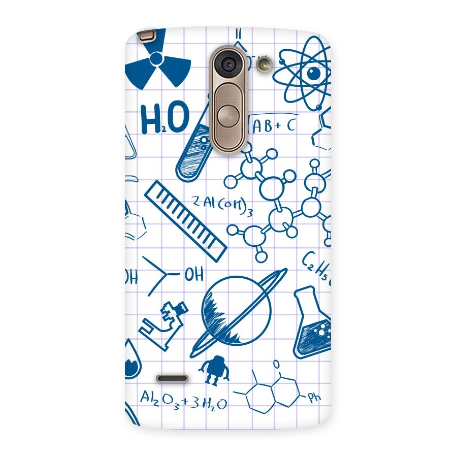 Science Notebook Back Case for LG G3 Stylus