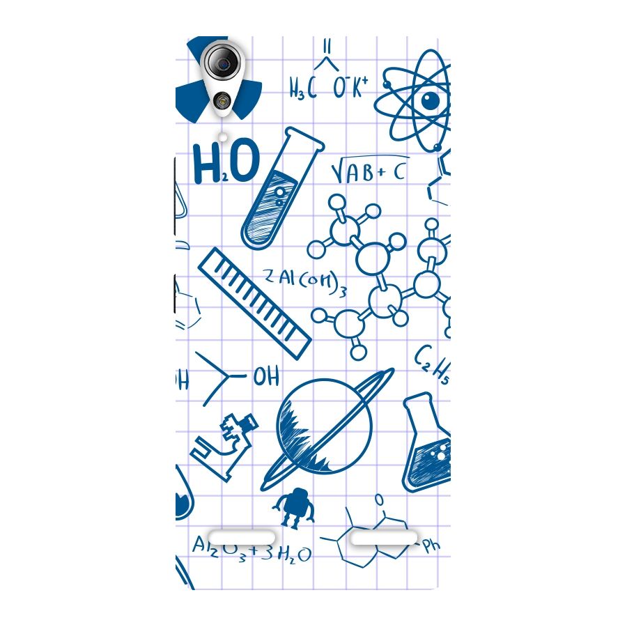 Science Notebook Back Case for Lenovo A6000