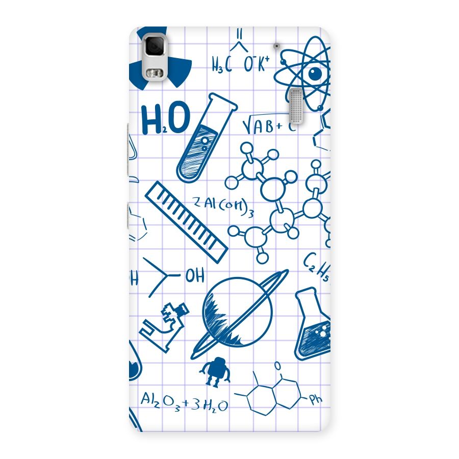 Science Notebook Back Case for Lenovo A7000
