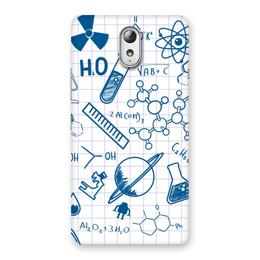 Science Notebook Back Case for Lenovo Vibe P1M