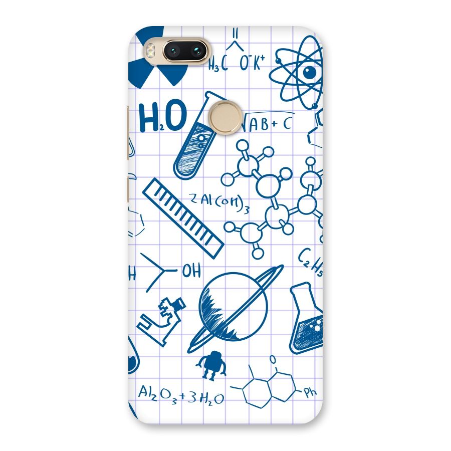 Science Notebook Back Case for Mi A1