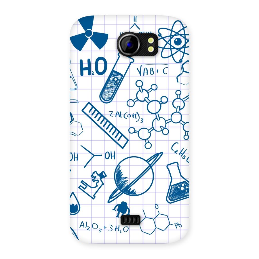 Science Notebook Back Case for Micromax Canvas 2 A110