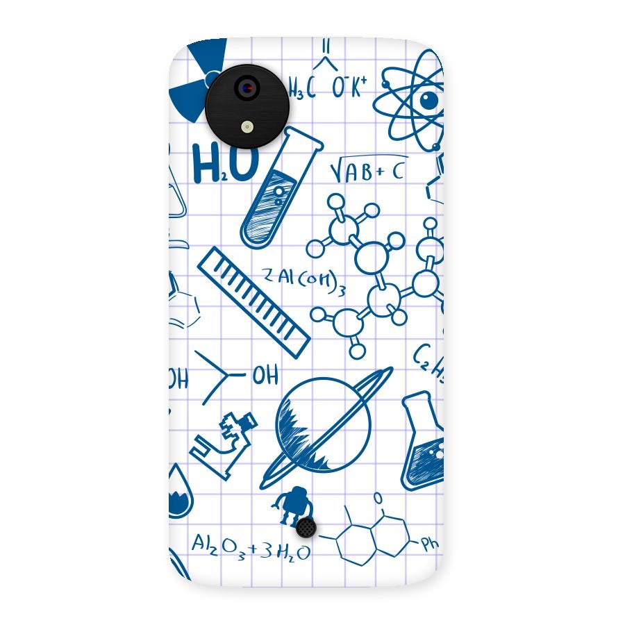 Science Notebook Back Case for Micromax Canvas A1