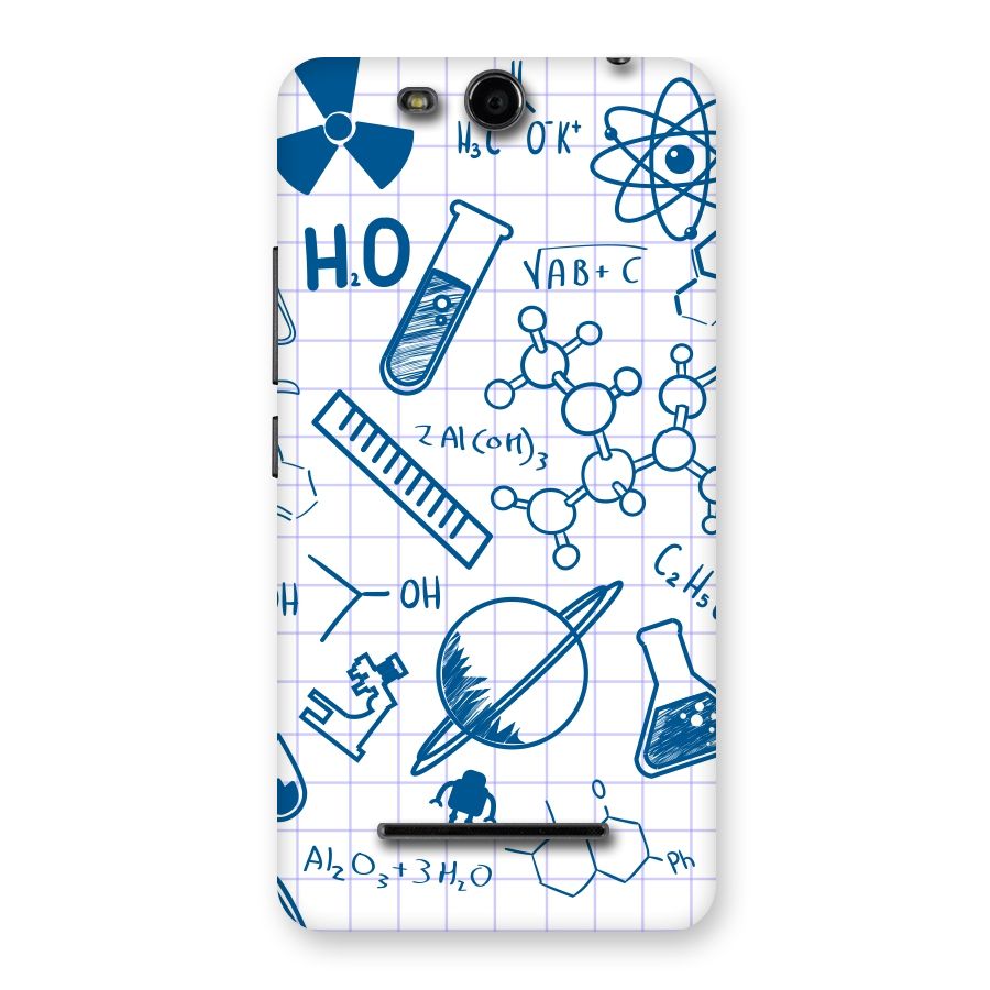 Science Notebook Back Case for Micromax Canvas Juice 3 Q392
