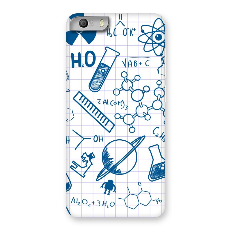 Science Notebook Back Case for Micromax Canvas Knight 2